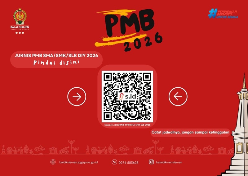 Informasi Penerimaan Murid Baru DIY Tahun 2026